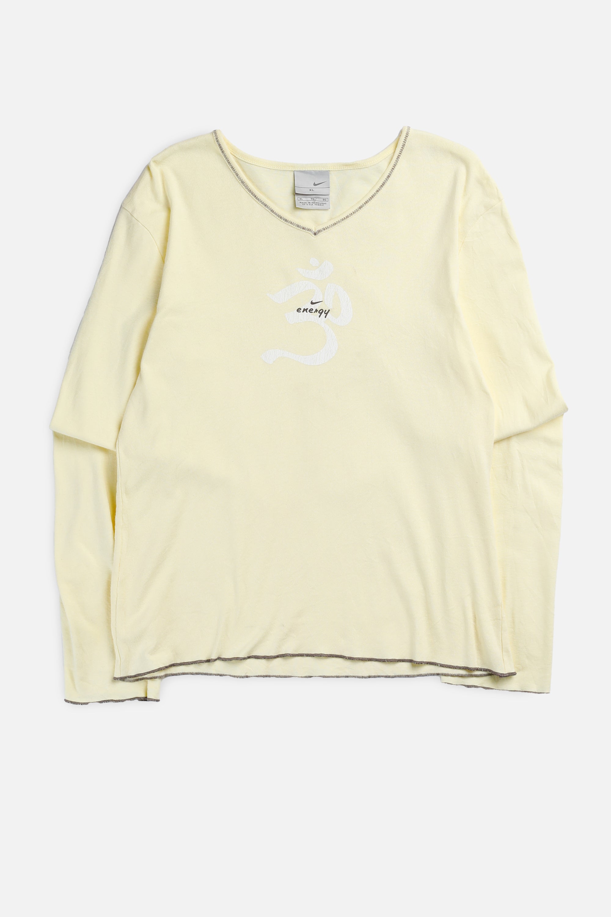 Vintage Nike Long Sleeve Tee - Women's XL-TOPS-Nike-Women's XL-Frankie Collective Rare Vintage Streetwear Reworks