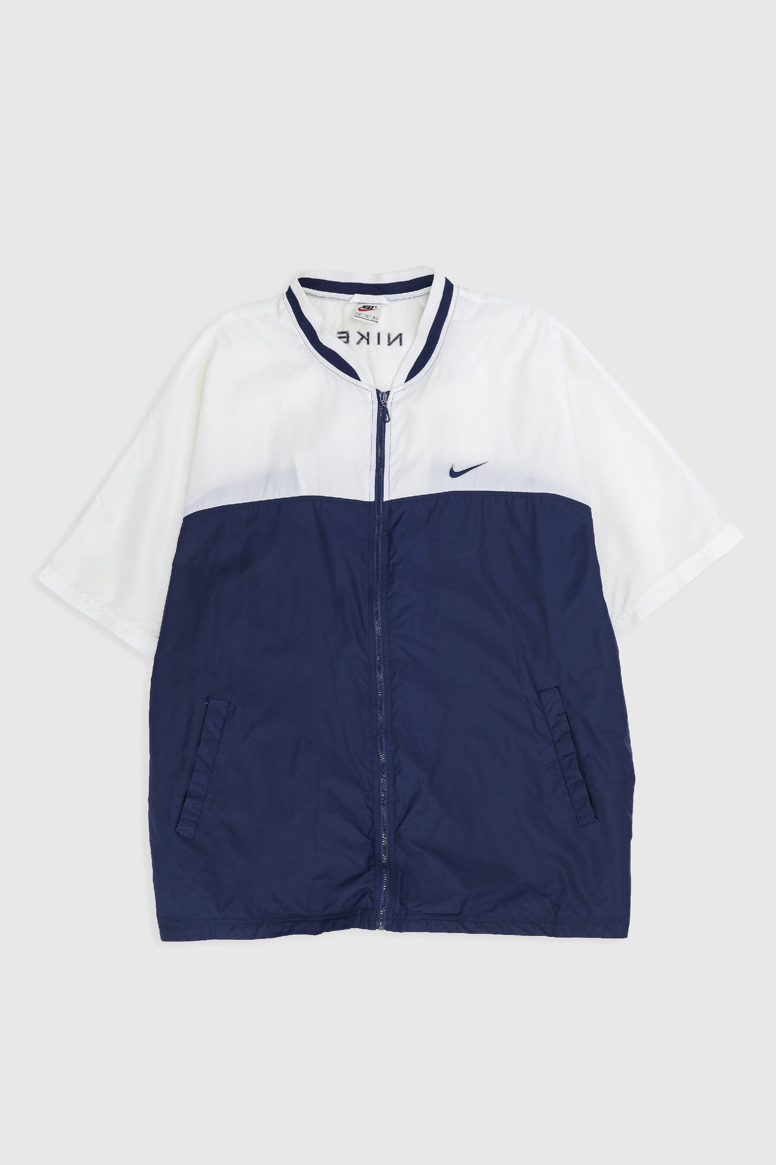 Vintage Nike Windbreaker Tee - XL-TSHIRTS-Nike-Frankie Collective Rare Vintage Streetwear Reworks