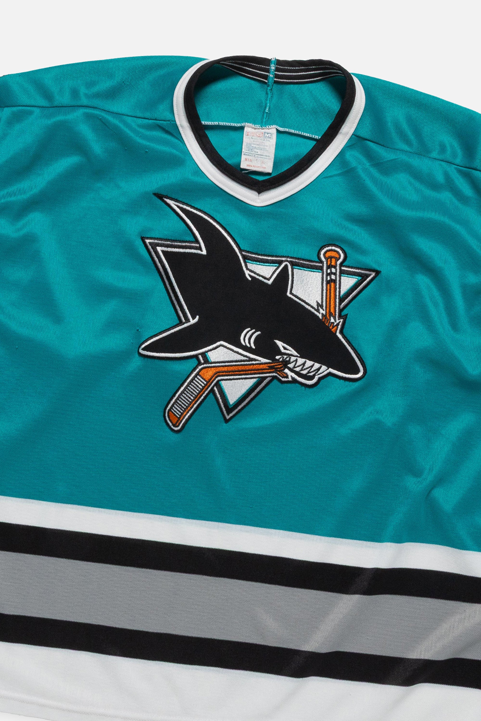 Vintage San Jose Sharks Jersey-NHL-Frankie Collective-Rework-Vintage-Streetwear