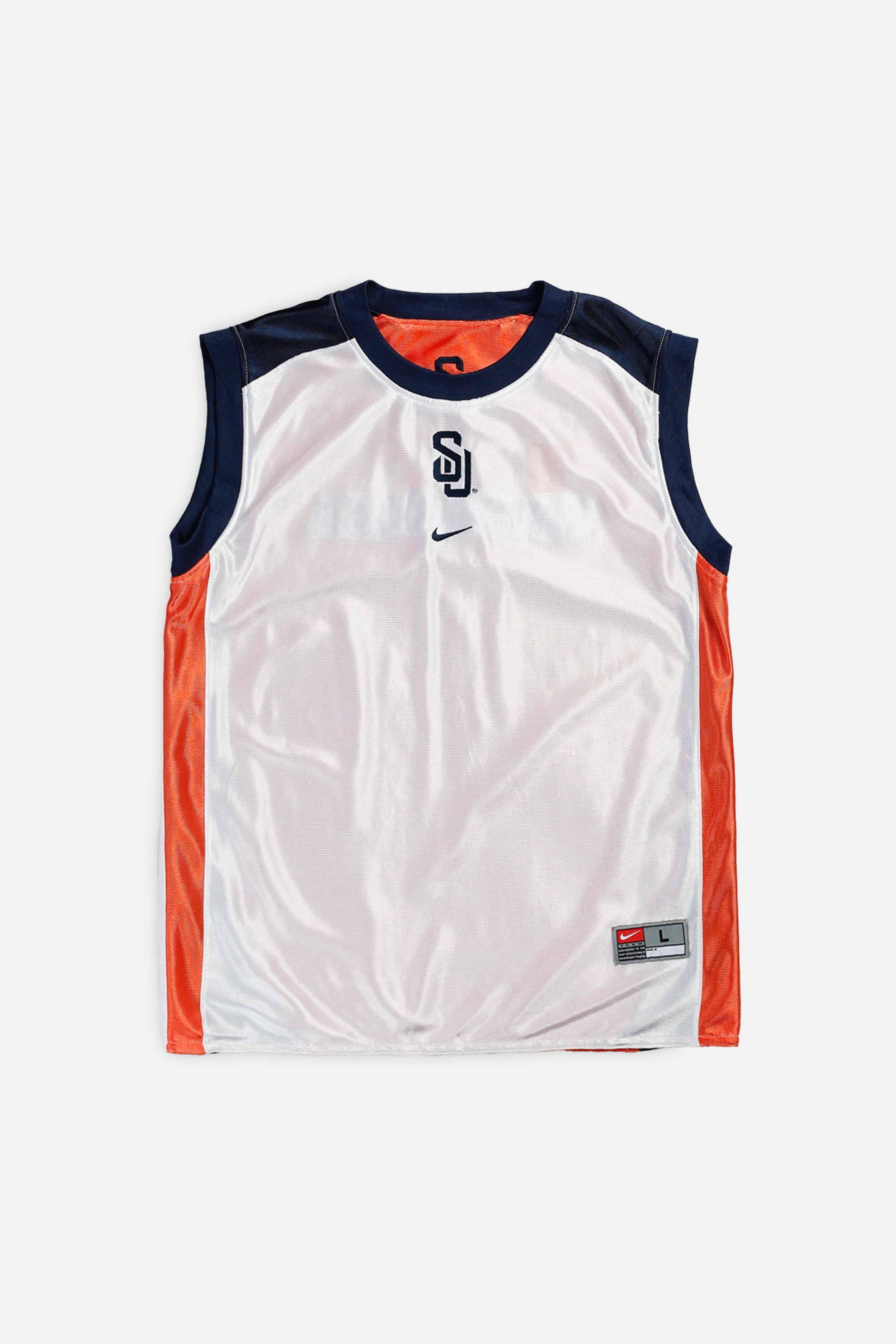 Vintage Syracuse Orange NCAA Reversible Basketball Jersey - Women's S-JERSEYS-NCAA-Women's S-Frankie Collective Rare Vintage Streetwear Reworks