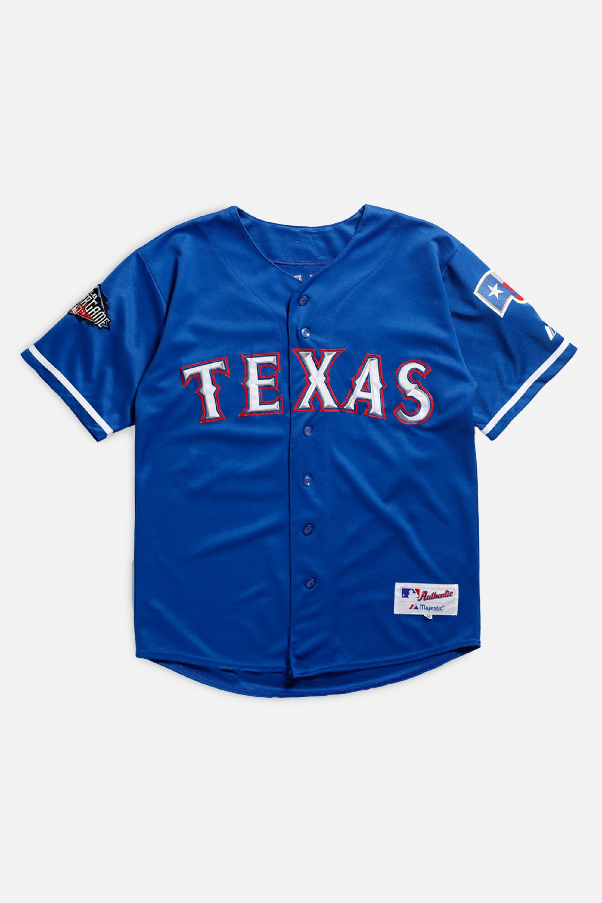 Vintage Texas Ranger MLB Jersey - L-JERSEYS-MLB-L-Frankie Collective Rare Vintage Streetwear Reworks