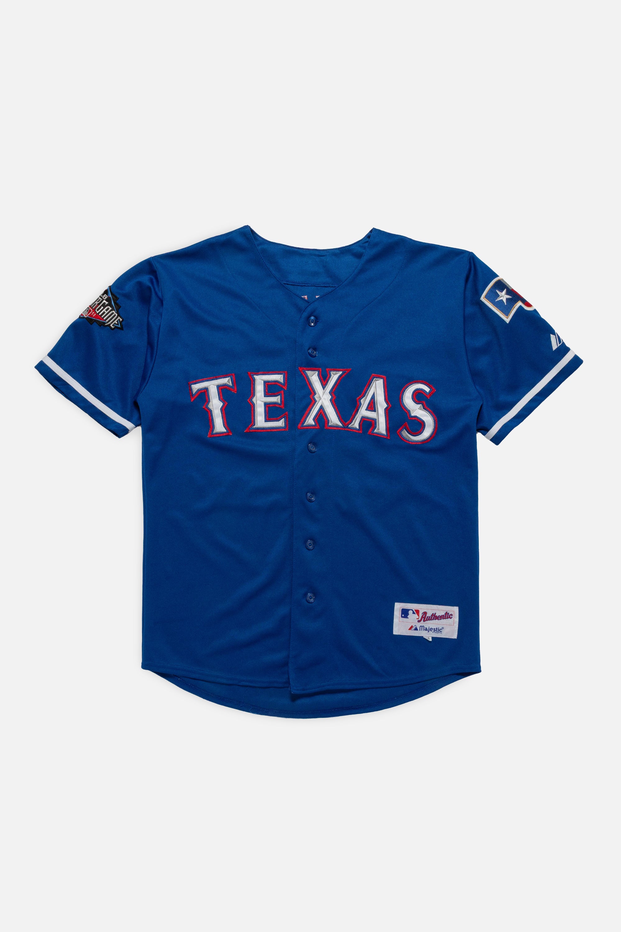 Vintage Texas Rangers Jersey-MLB-Frankie Collective-Rework-Vintage-Streetwear