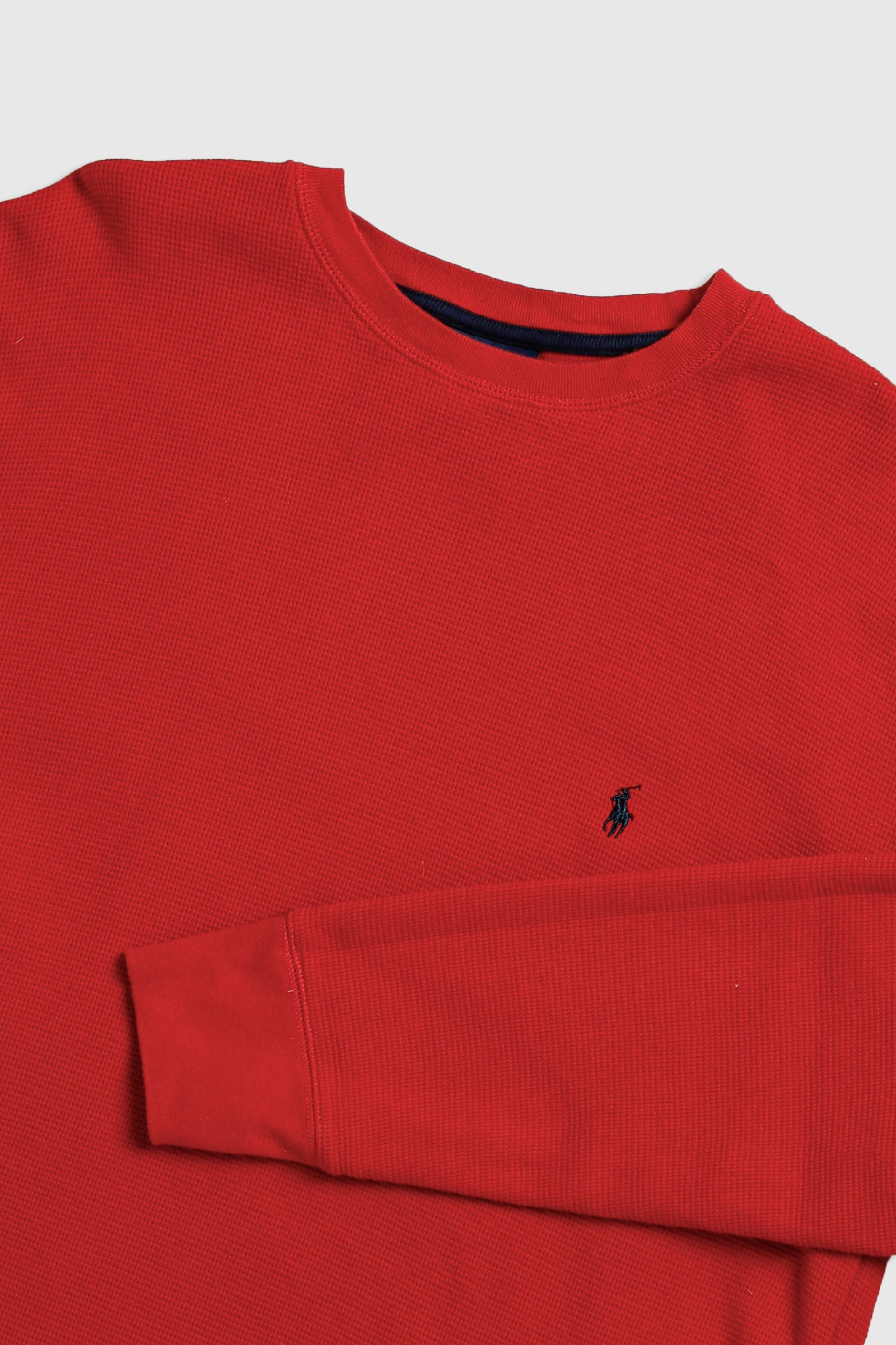 Vintage Waffle Long Sleeve Tee - XXL-TSHIRTS-vendor-unknown-Frankie Collective Rare Vintage Streetwear Reworks