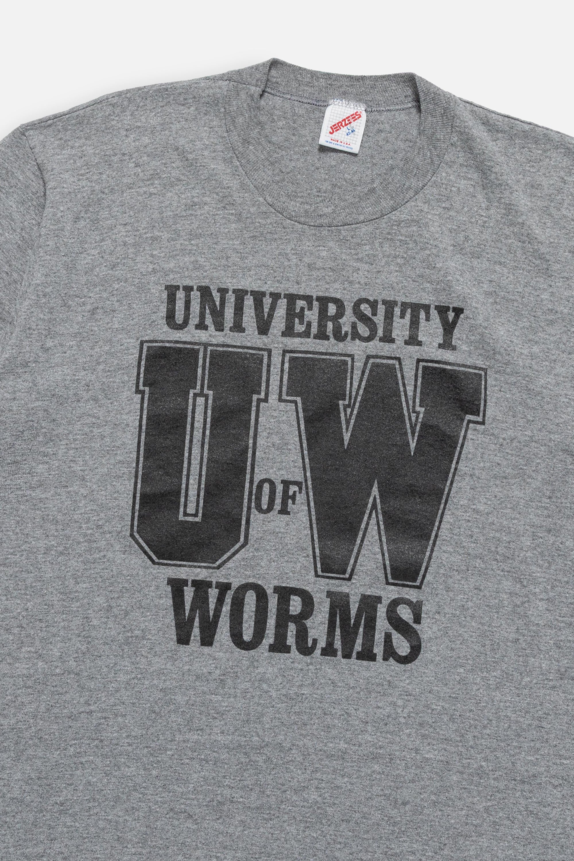 Vintage Worms University Tee-Varsity-Frankie Collective-Rework-Vintage-Streetwear