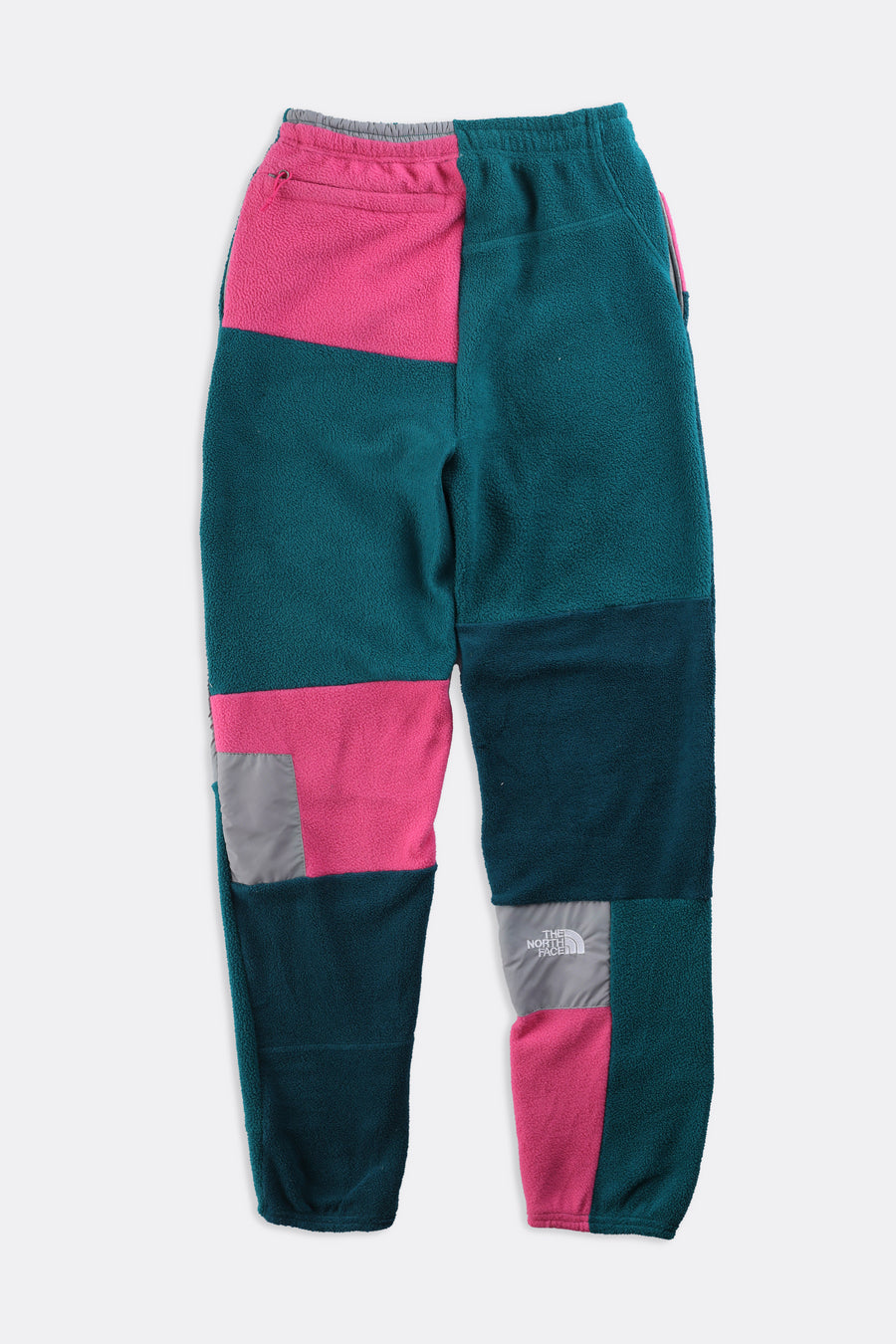 Rework Unisex North Face Patchwork Fleece Pant - S