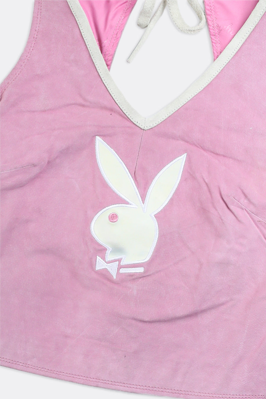 Deadstock Playboy Suede Halter - XS