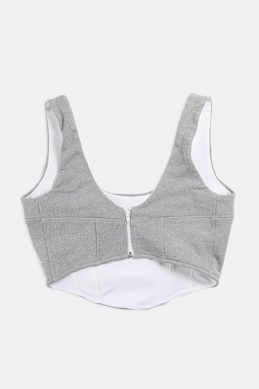 Rework Champion Sweatshirt Bustier - L