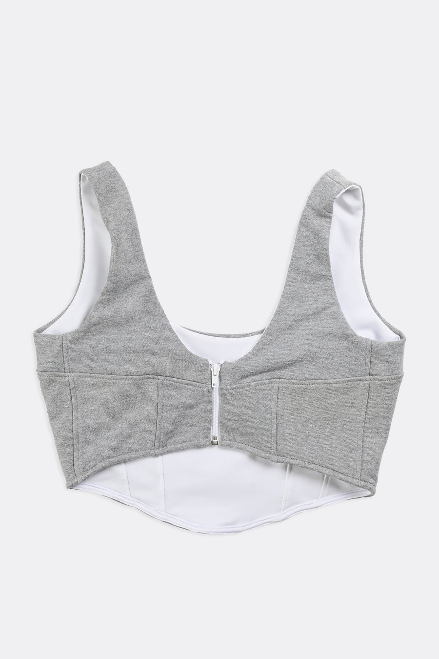 Rework Champion Sweatshirt Bustier - L