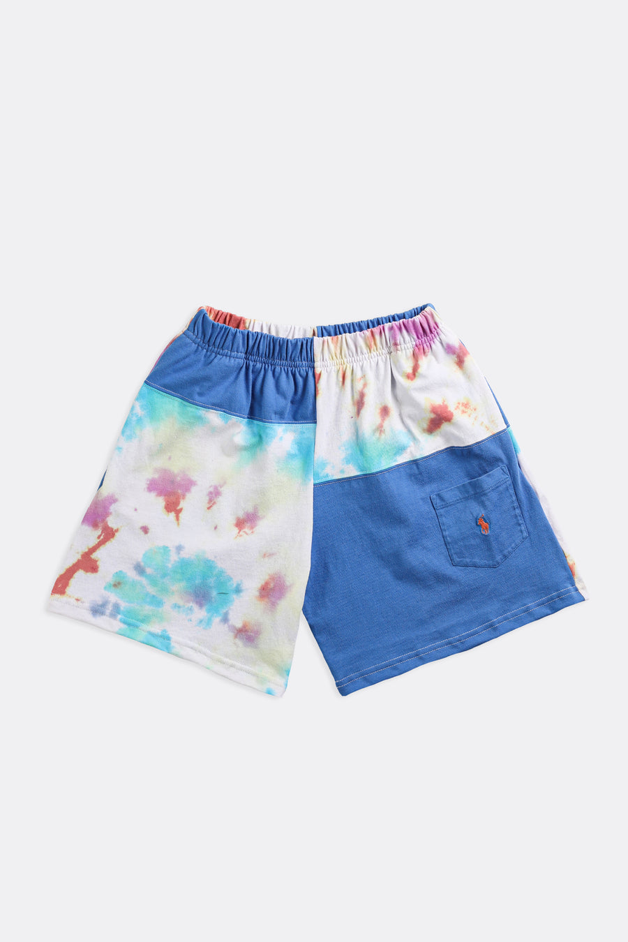 Unisex Rework Patchwork Tee Shorts - Women's XS, Men's XXS