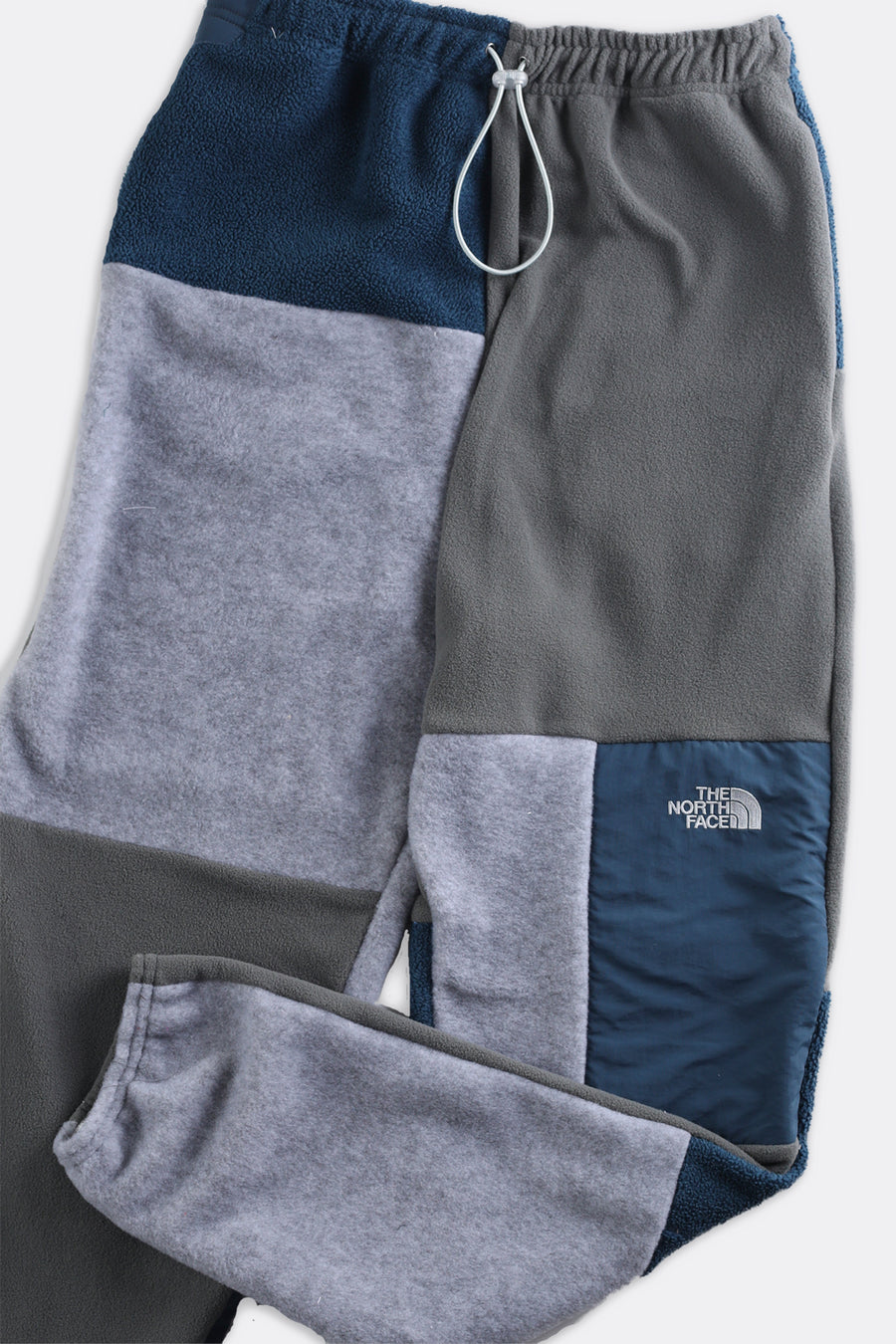 Rework Unisex North Face Patchwork Fleece Pant - Women-S, Men-XS