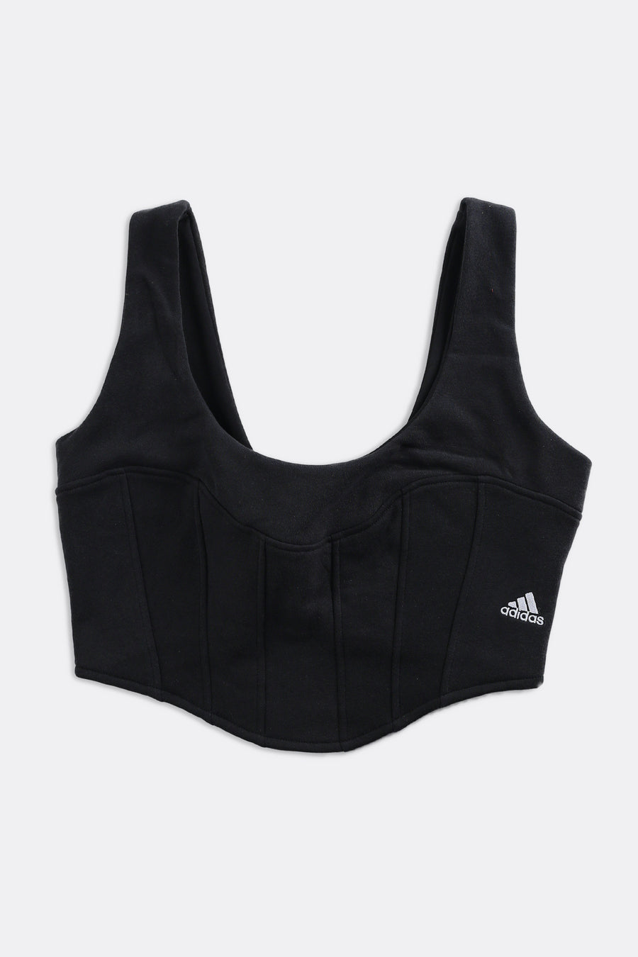 Rework Adidas Sweatshirt Bustier - L