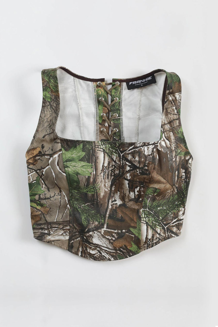 Deadstock Tree Camo Corset - S - XXL