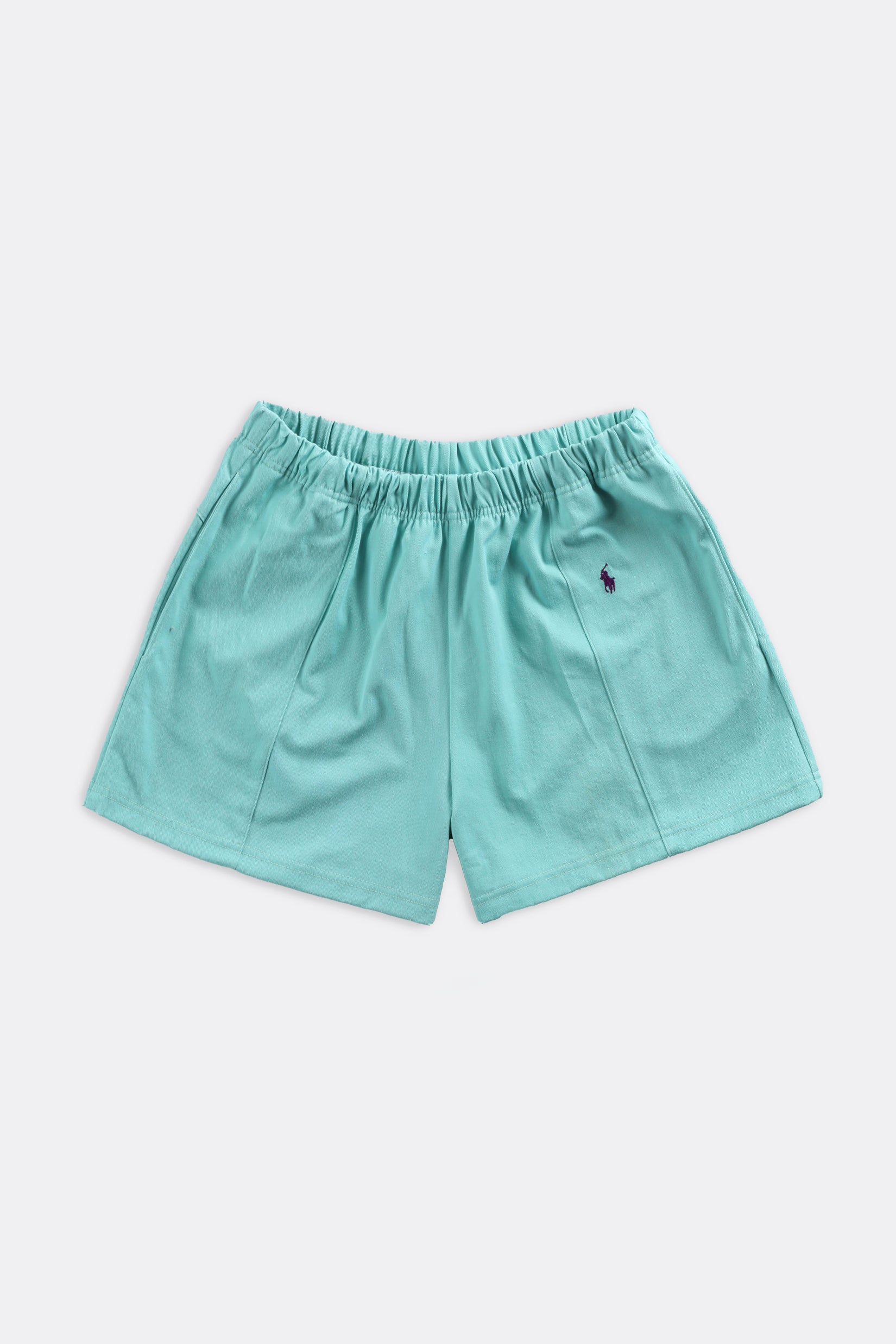 Rework Oxford Mini Boxer Shorts - L-BOTTOMS-vendor-unknown-Frankie Collective Rare Vintage Streetwear Reworks