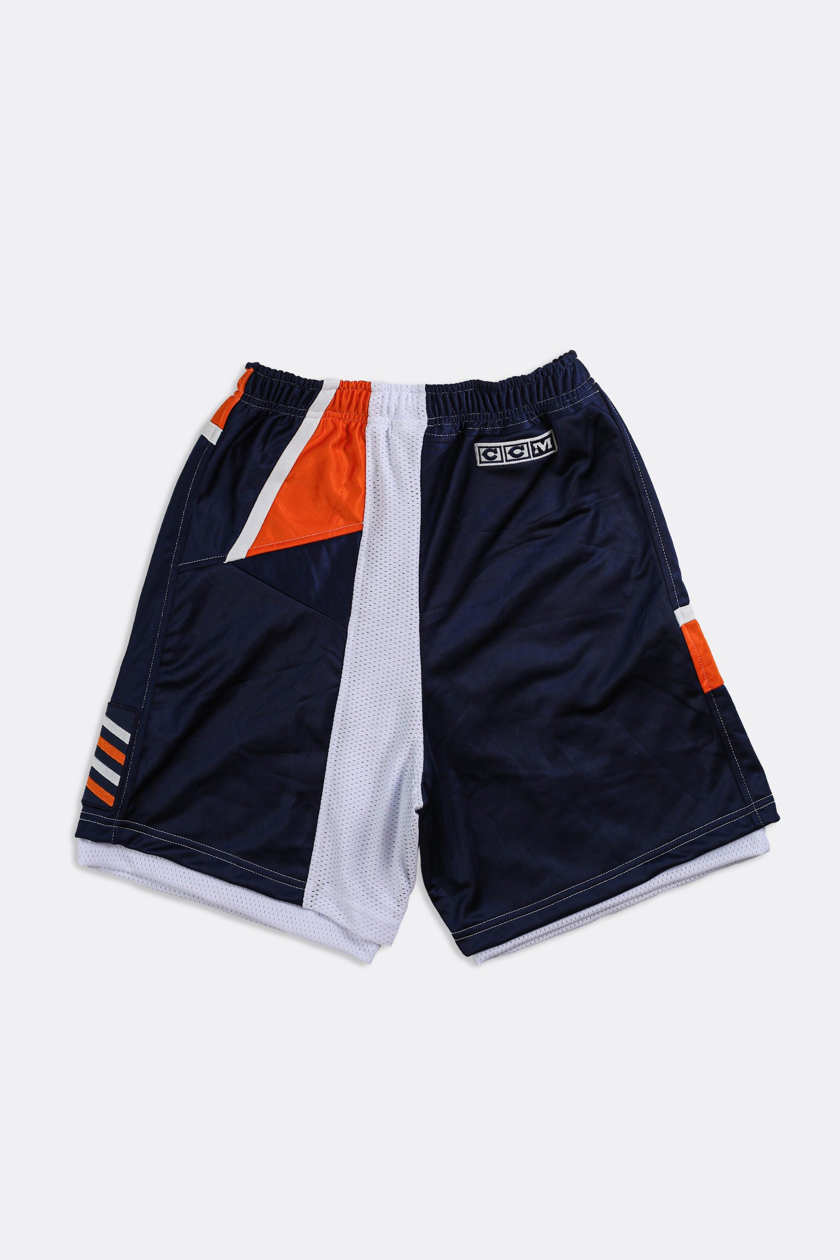 Unisex Rework Islanders NHL Jersey Shorts - Women-XS, Men -XXS-BOTTOMS-NHL-Frankie Collective Rare Vintage Streetwear Reworks
