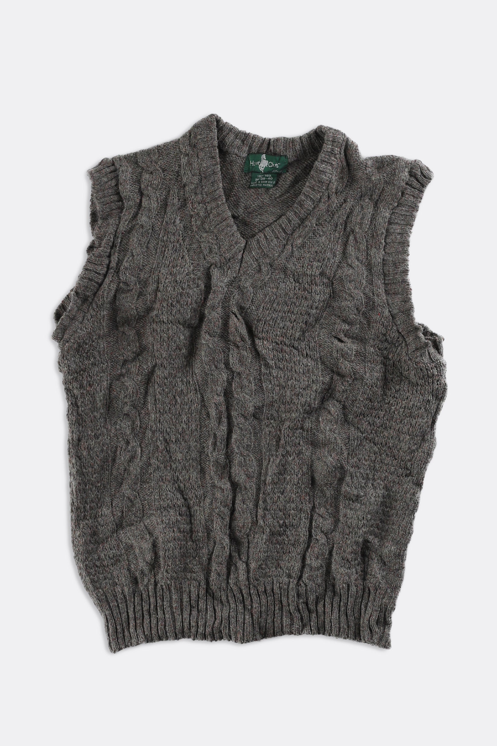 Vintage Knit Sweater Vest-SWEATERS-vendor-unknown-Frankie Collective Rare Vintage Streetwear Reworks